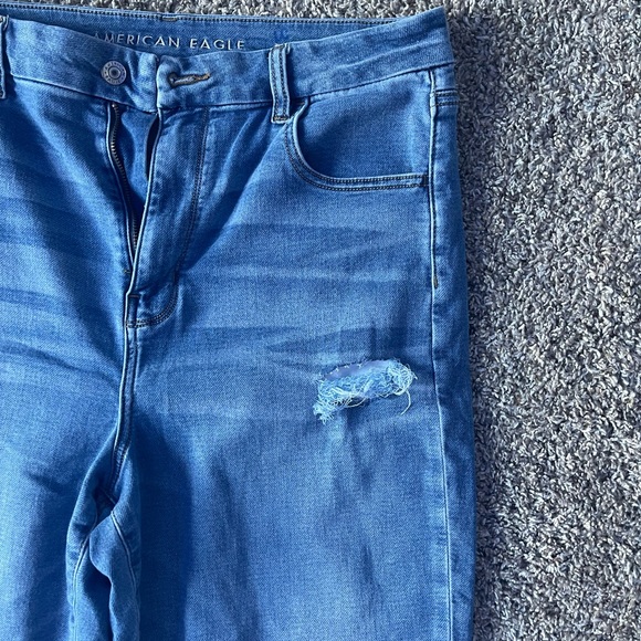 womens american eagle jeans size 14 long - Picture 4 of 11